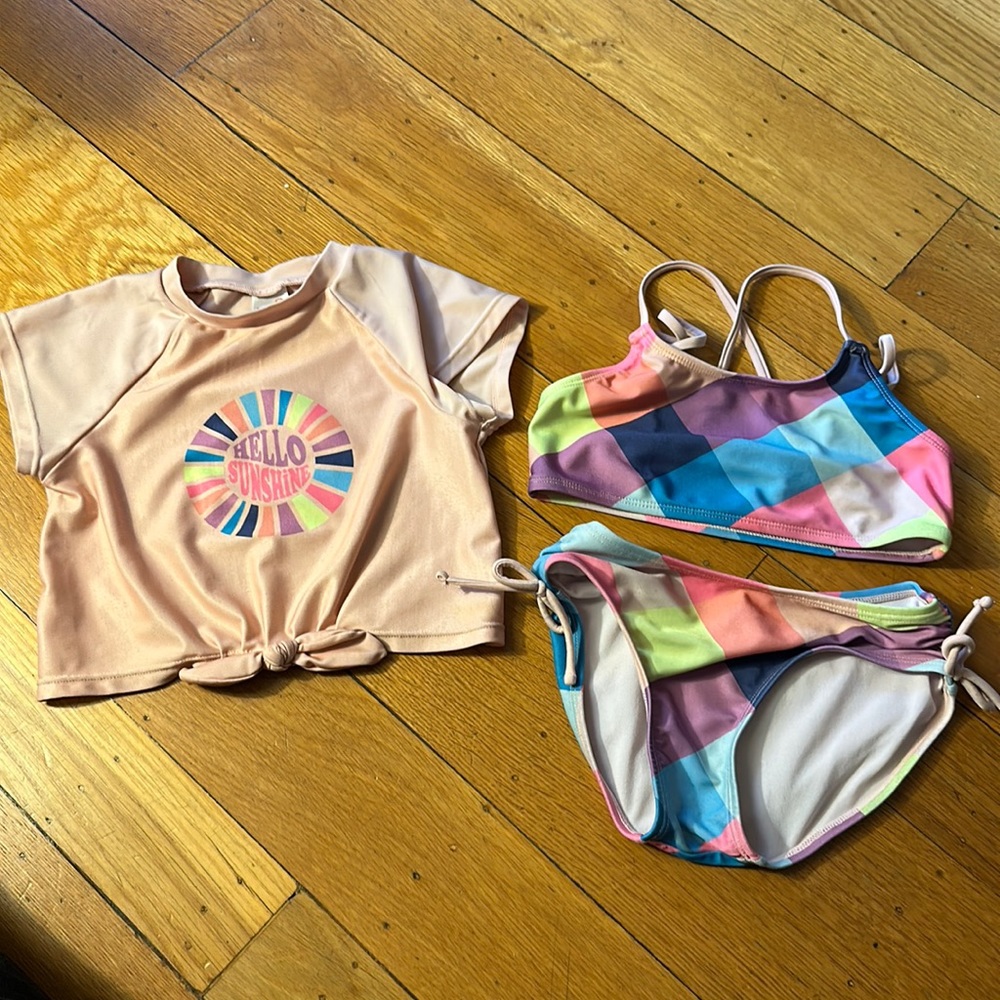 Cat & Jack 3 piece swimsuit